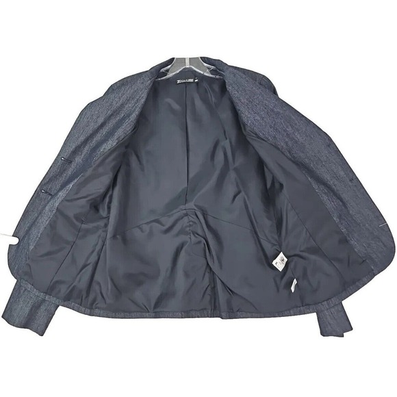 7th Avenue Design Studio ~Woman Size 8~ Blue Jean Color Blazer Jacket NWOT. - Picture 9 of 12